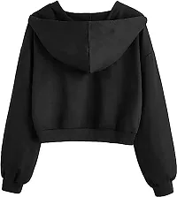 Stylish Women Fleece Hoodie Sweatshirt for winter-thumb1