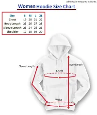 Stylish Women Fleece Hoodie Sweatshirt for winter-thumb3