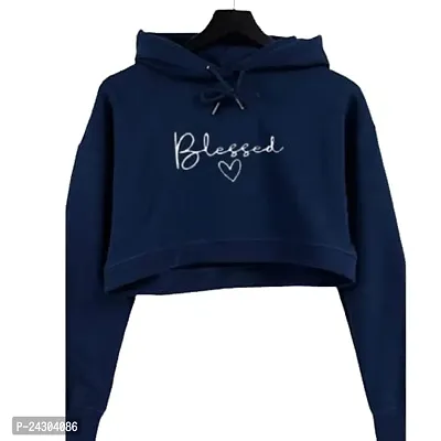 Stylish Women Fleece Hoodie Sweatshirt for winter-thumb0