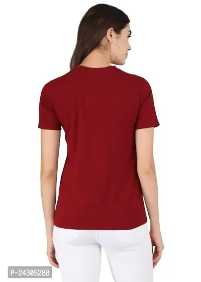 Stylish Women Polycotton Casual Regular Fit T-Shirt-thumb2