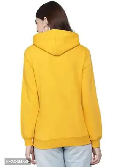 Stylish Women Fleece Hoodie Sweatshirt for winter-thumb2