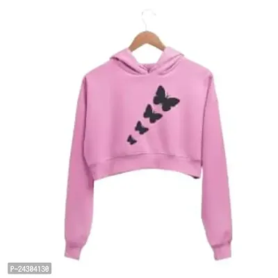 Stylish Women Fleece Hoodie Sweatshirt for winter-thumb0