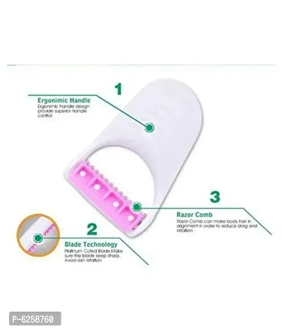 Womens Razor Blade Hair Removal Disposable blades 6 PC pack of 1-thumb4