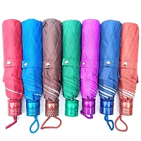 3 Fold  red  color  Umbrellas Pack of 1 any color-thumb2