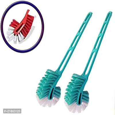 Double Sided Flexible Toilet Brush pack of 2-thumb0