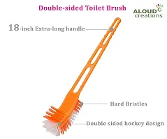 Double Sided Flexible Toilet Brush pack of 2-thumb2