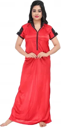 Trendy Satin Regular wear Nighty