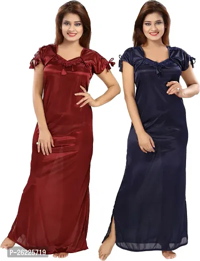 Comfortable Satin Nighty For Women