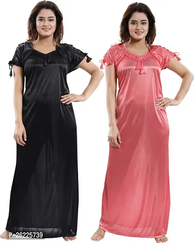 Comfortable Satin Nighty For Women