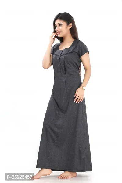 Comfortable Cotton Nighty For Women-thumb0