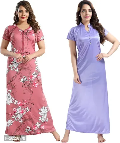 Comfortable Satin Nighty For Women