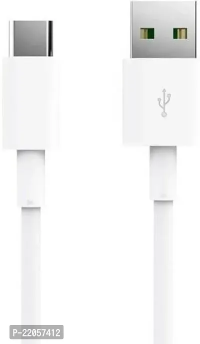 Classic 18W/27W Fast Charger Cable |Compatible With Xiaomi Redmi Note 9/9Pro/9Pro Max 0.9 M Usb Type C Cable(Compatible With All Vivo, Oppo, Samsung, Gionee, Mi, Vivo, One Plus And Boat, White)