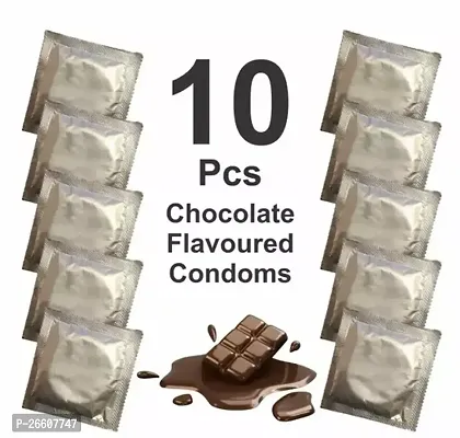 Dotted Chocolate Flavoured Condoms 10 Pcs