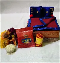 Religious Laddu Gopal Ji Singhasan with Blanket-thumb2