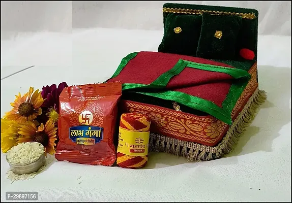 Religious Laddu Gopal Ji Singhasan with Blanket