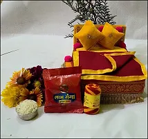 Religious Laddu Gopal Ji Singhasan with Blanket-thumb2