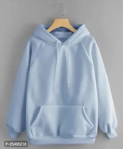 Classic Fleece Solid Hoodie Sweatshirts for Unisex-thumb0