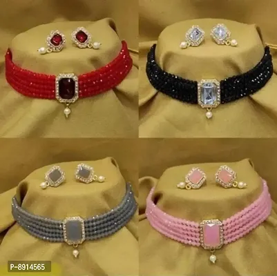 Multicoloured Alloy Jewellery Sets For Women-thumb0