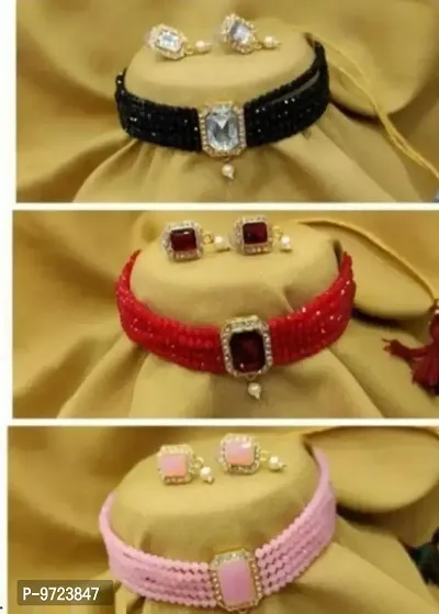 Elegant Alloy Jewellery Sets for Women, Pack of 3