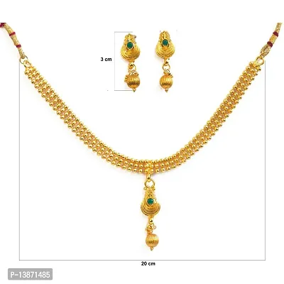 Stylish Golden Alloy Jewellery Set For Women