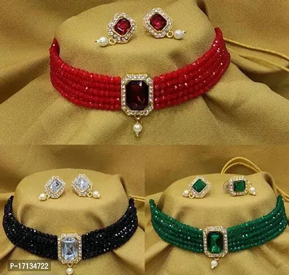 Elegant Alloy Jewellery Sets for Women Pack of 3