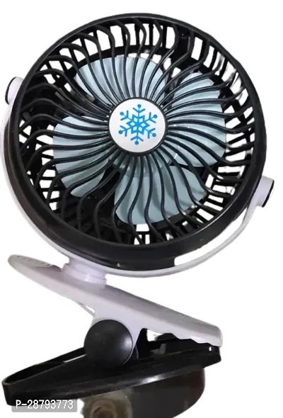 360-Degree Rotate Speed Fan, Portable Rechargeable with USB Charging-thumb0