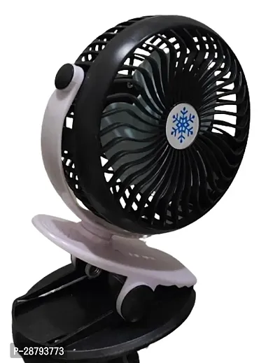 360-Degree Rotate Speed Fan, Portable Rechargeable with USB Charging-thumb3