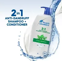 HEAD  SHOULDERS Cool Menthol 2-in-1 Anti-Dandruff Shampoo + Conditioner for Women  Men  (1 L)-thumb1