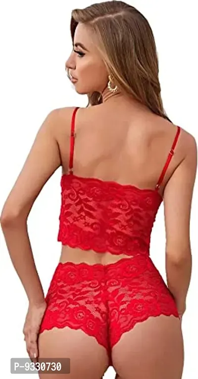 Iyara Collection - Women Lace Babydoll Lingerie (Bra-Panty) Set-thumb5