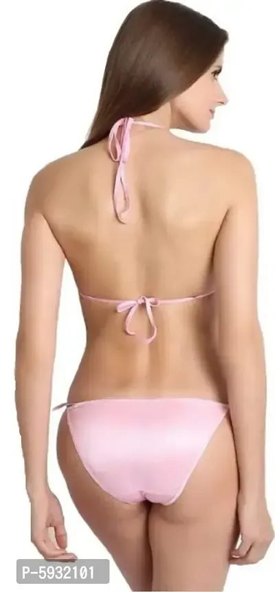 Women Sexy Satin Bikini Set (Bra-Panty Set) Combo of 2-thumb3