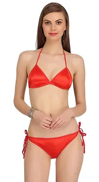 Women Sexy Satin Bikini Set (Bra-Panty Set) Combo of 2-thumb3