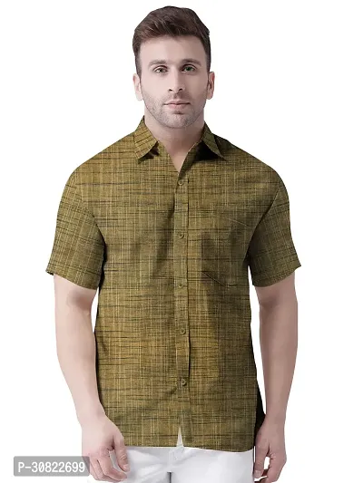 Reliable Khadi Cotton Solid Casual Shirt For Men