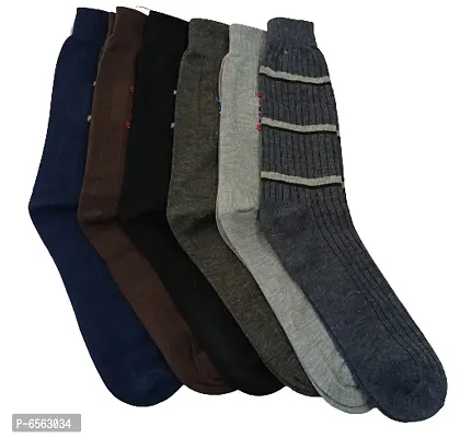 Mens long Formal Socks-Pack of 6 Pairs