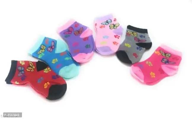 Kids Cotton Socks-Pack of 6 Pairs-thumb0