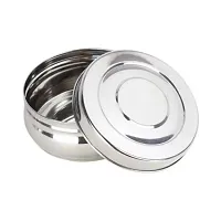 Best Selling Stainless Steel Belly Box Food Storage Containers |Set of 4| Kitchen Storage Containers-thumb1