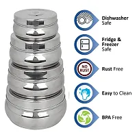 Best Selling Stainless Steel Belly Box Food Storage Containers |Set of 4| Kitchen Storage Containers-thumb3