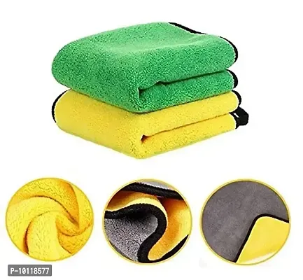 Microfiber Towel for Kitchen-Car-Bike Cleaning  Multipurpose Uses(Pack of 2)-thumb0