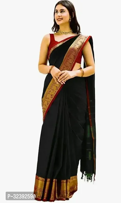 Chiffon Saree with Blouse Material for womens