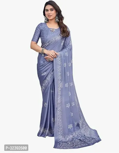 Chiffon Saree with Blouse Material for womens