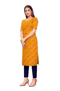 Womens Cotton Material Printed kurta for women | Straight Cut kurti | Readymade Womens and Girls Casual Wear Kurti Kurta-thumb2