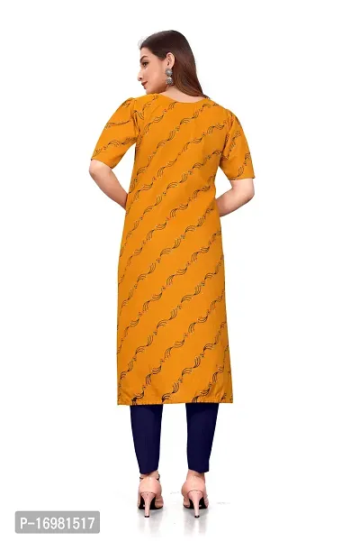 Womens Cotton Material Printed kurta for women | Straight Cut kurti | Readymade Womens and Girls Casual Wear Kurti Kurta-thumb4