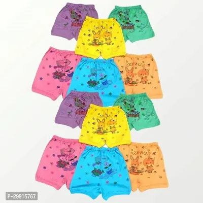 Stylish Multicoloured Cotton Blend Printed Panty For Boys Pack of 12-thumb0