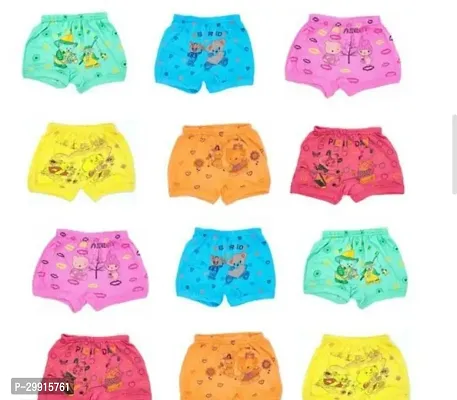 Stylish Multicoloured Cotton Blend Printed Panty For Boys Pack of 12-thumb0