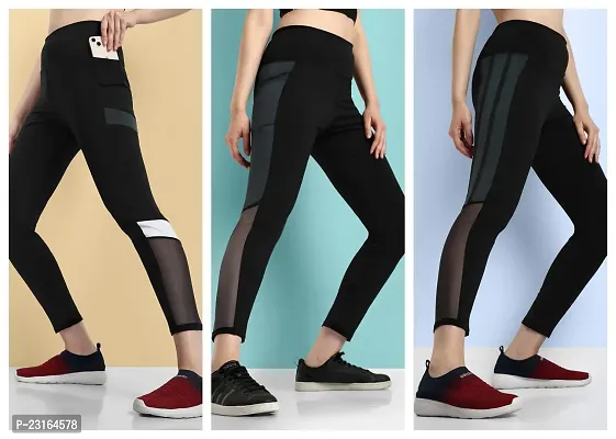 Stylish Black Lycra  Jeggings For Women-thumb3