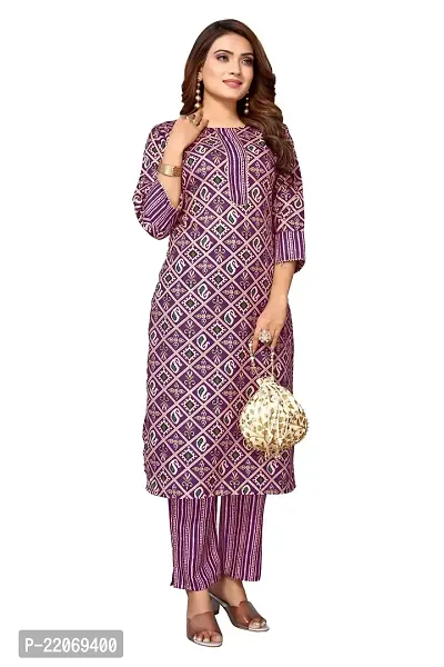 Stylish Fancy Designer Cotton Blend Kurta With Bottom Wear Set For Women-thumb0