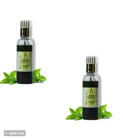 Pure And Natural Ayurvedic Herbal Hair Oil 100 ML Pack Of 2-thumb0