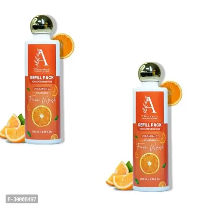 Amorene Vitamin C Foaming Facewash Refill Pack 200 Ml Pack Of 2