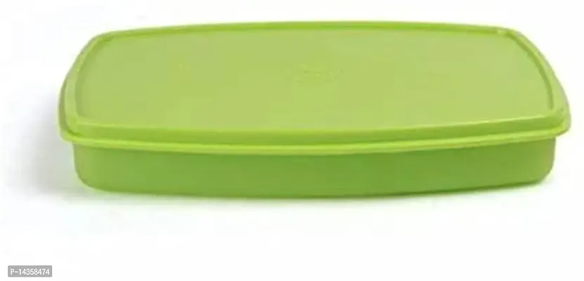 Classic Slim Plastic Lunch Box Green