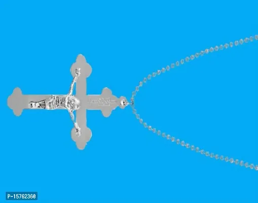 Dynamic Retail Global Jesus Cross Chain Christian Locket Pendant Necklace Religious Jewellery CX589-thumb3