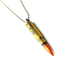 Dynamic Retail Global Bullet Locket Pendant Necklace Chain Jewellery for Men  Boys Fashion BLT257-thumb3